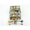Image 1 : PLANO TACKLE BOX WITH ASSORTED TOOLS LOT