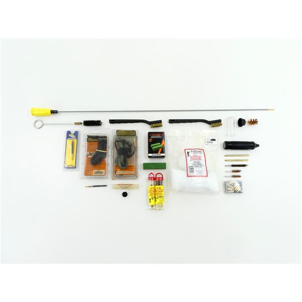 ASSORTED GUN CLEANING SUPPLIES LOT