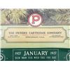 Image 2 : THE PETERS CARTRIDGE COMPANY 1927 WALL CALENDAR