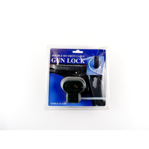NOBLE GUARD DOUBLE SECURITY CABLE GUN LOCK