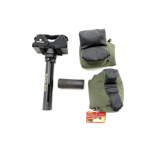 ALLEN SHOOT-N-REST SET AND PORTA-AIM / VANGUARD SHOOTING REST LOT