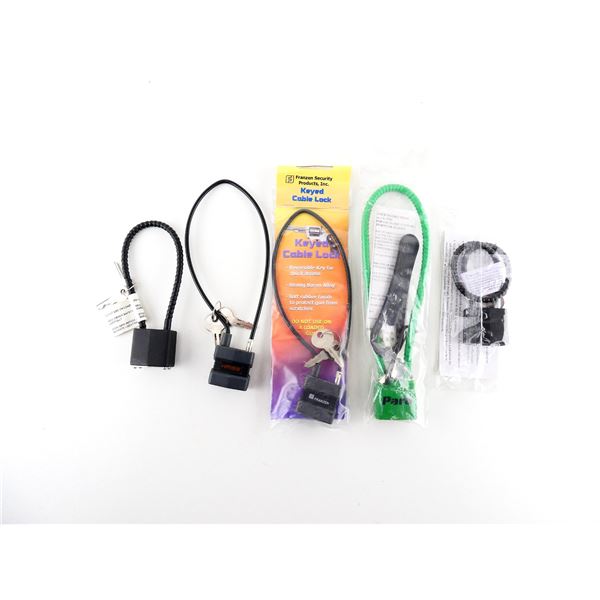 ASSORTED CABLE LOCKS LOT