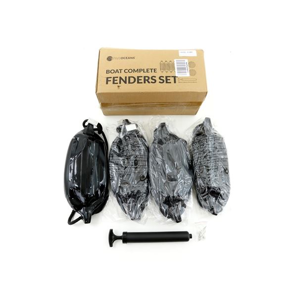 FIVE OCEANS COMPLETE BOAT FENDER SET