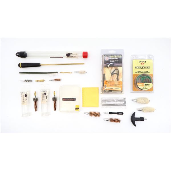 ASSORTED GUN CLEANING SUPPLIES LOT