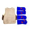 Image 2 : LAMB SKIN VEST / BUG SUIT / RONCO WRANGLER'S GLOVES LOT