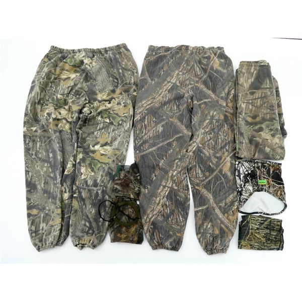 ASSORTED CAMO TRACK PANTS / ETC. LOT