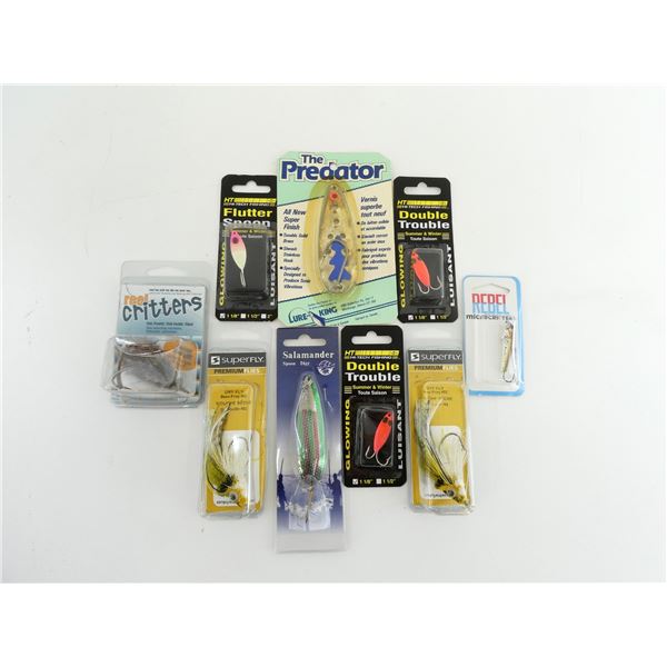 ASSORTED SUPERFLY / ETC. FISHING LURES LOT