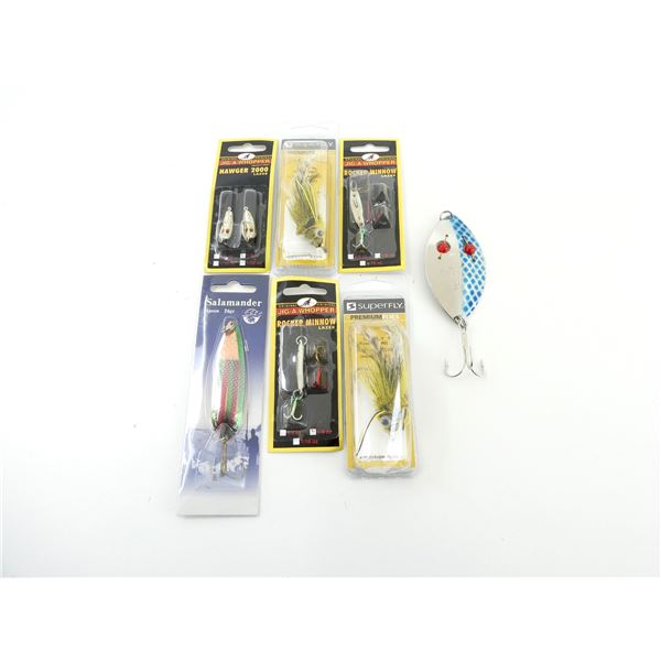 ASSORTED SUPERFLY / ETC. FISHING LURES LOT