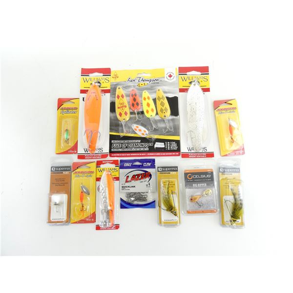 SUPERFLY / WILLIAMS / JOHNSON ETC. FISHING LURES LOT