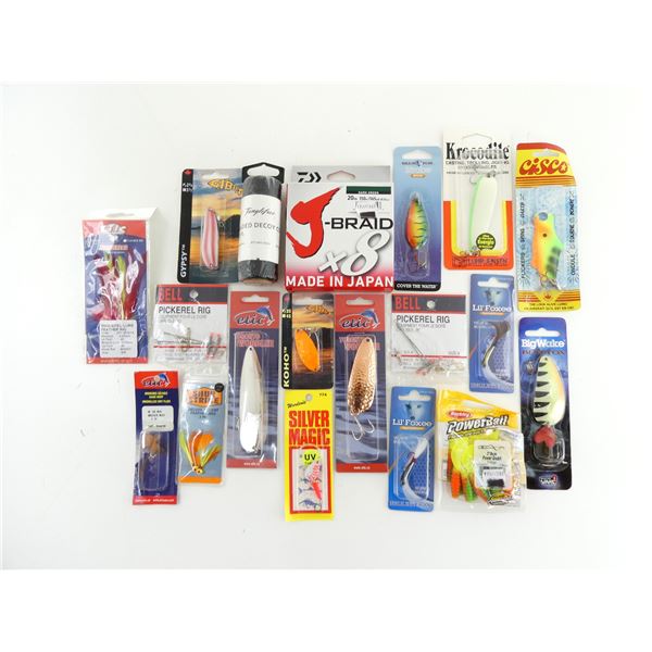 ASSORTED FISHING TACKLE LOT