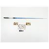Image 1 : TELESCOPING SPINNING ROD AND TACKLE BOXES WITH FISHING FLIES LOT