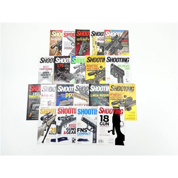 ASSORTED "SHOOTING TIMES" MAGAZINES LOT