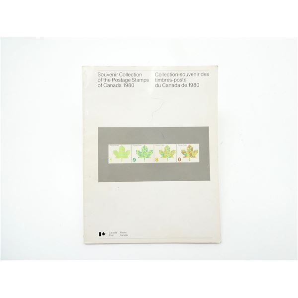 "SOUVENIR COLLECTION OF THE POSTAGE STAMPS OF CANADA 1980"