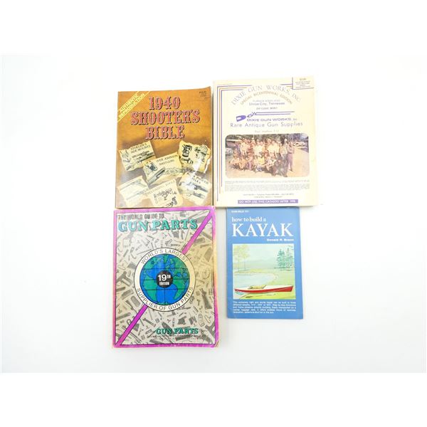 "HOW TO BUILD A KAYAK" BOOK AND ASSORTED CATALOGUES LOT
