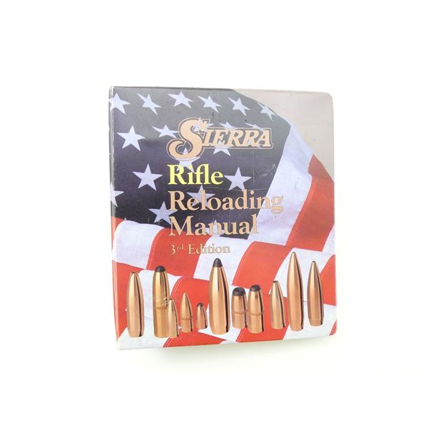 "SIERRA RIFLE RELOADING MANUAL" 3RD EDITION