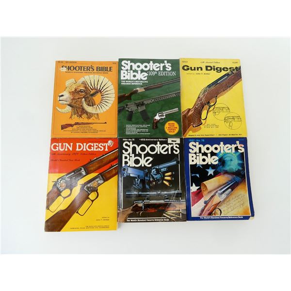 ASSORTED "SHOOTER'S BIBLE" AND "GUN DIGEST" CATALOGUES LOT