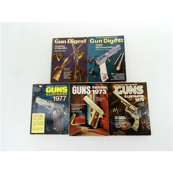 ASSORTED "GUN DIGEST" AND "GUNS ILLUSTRATED" CATALOGUES LOT