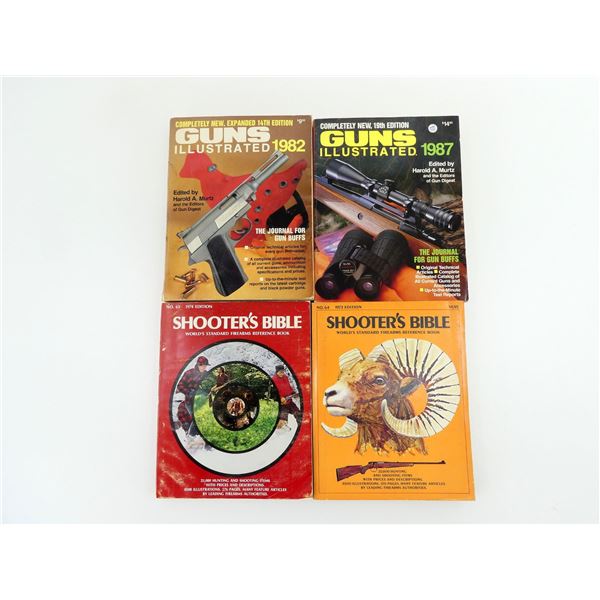 ASSORTED "SHOOTER'S BIBLE" AND "GUNS ILLUSTRATED" CATALOGUES LOT