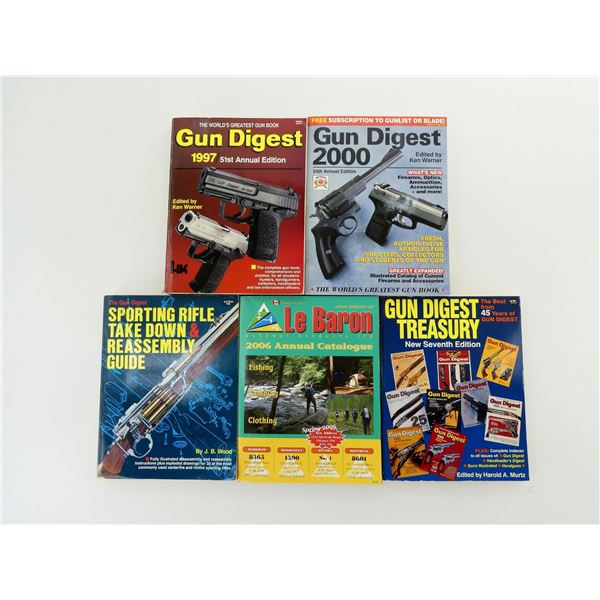 ASSORTED "GUN DIGEST" AND "LE BARON" CATALOGUES LOT