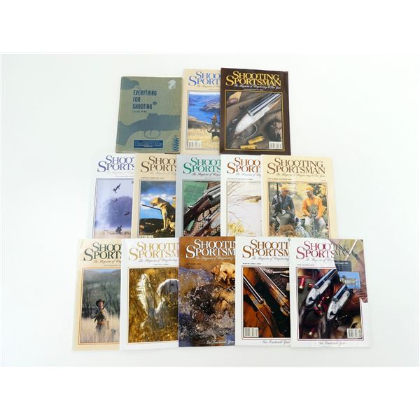"EVERYTHING FOR SHOOTING" EDITION NO. 62A AND ASSORTED "SHOOTING SPORTSMAN" MAGAZINE SERIES LOT