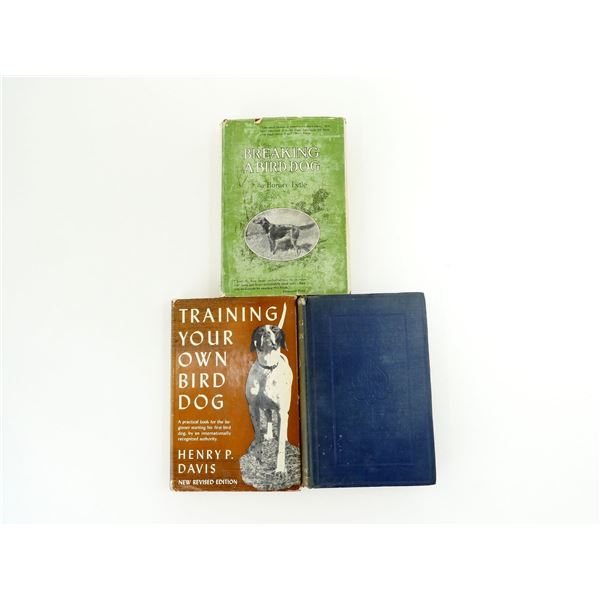 ASSORTED DOG BREAKING / TRAINING BOOKS LOT