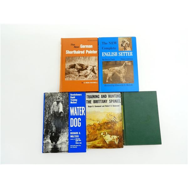 ASSORTED DOG TRAINING / INFORMATION BOOKS LOT