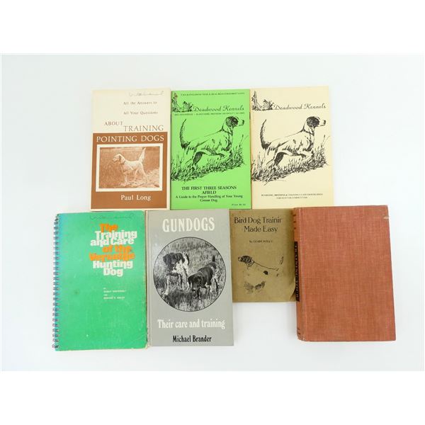 ASSORTED DOG TRAINING BOOKS LOT