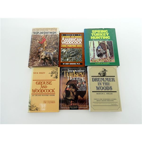ASSORTED GROUSE / TURKEY / WOODCOCK HUNTING BOOKS LOT