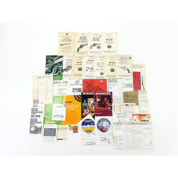 ASSORTED INSTRUCTION MANUALS / ETC. LOT