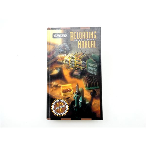"SPEER RELOADING MANUAL" NUMBER 12