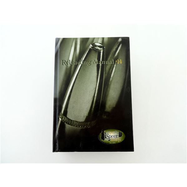 "SPEER BULLETS RELOADING MANUAL #14" BOOK