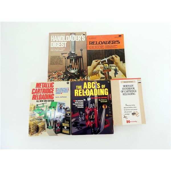 ASSORTED RELOADING MANUALS / BOOKS LOT
