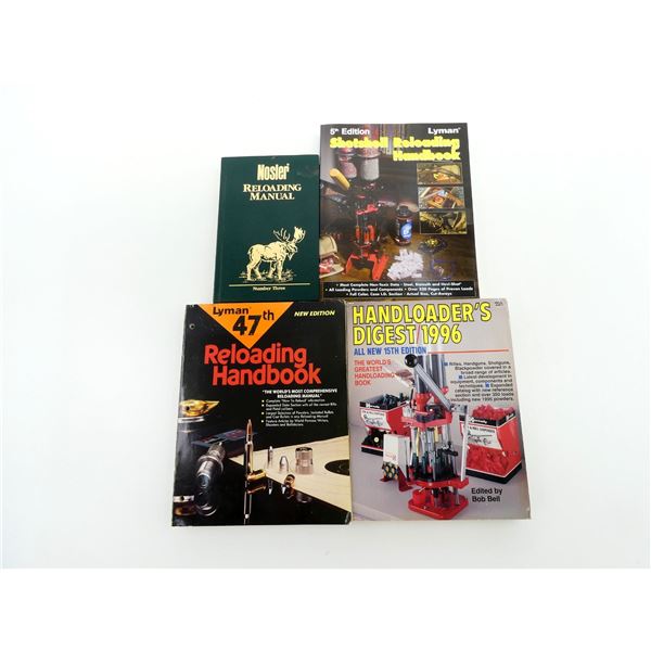 ASSORTED RELOADING HANDBOOKS / MANUALS LOT
