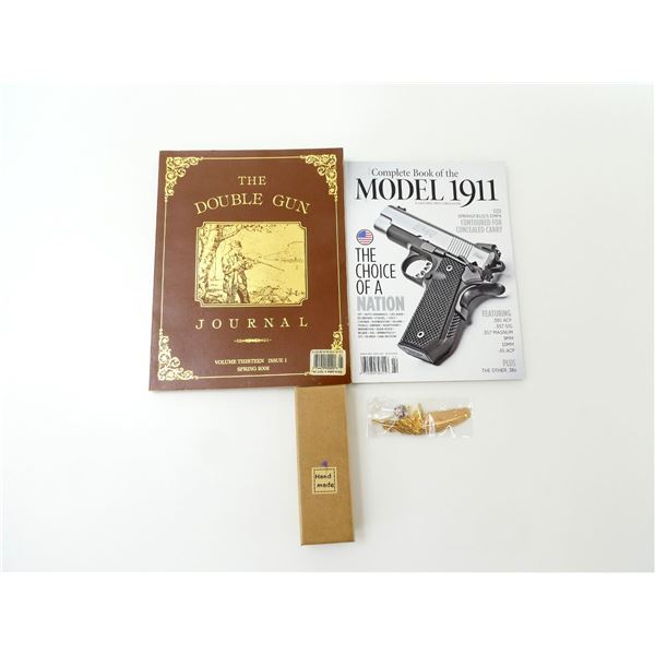 "THE DOUBLE GUN JOURNAL" VOLUME 13 ISSUE 1 AND "COMPLETE BOOK OF THE MODEL 1911" LOT