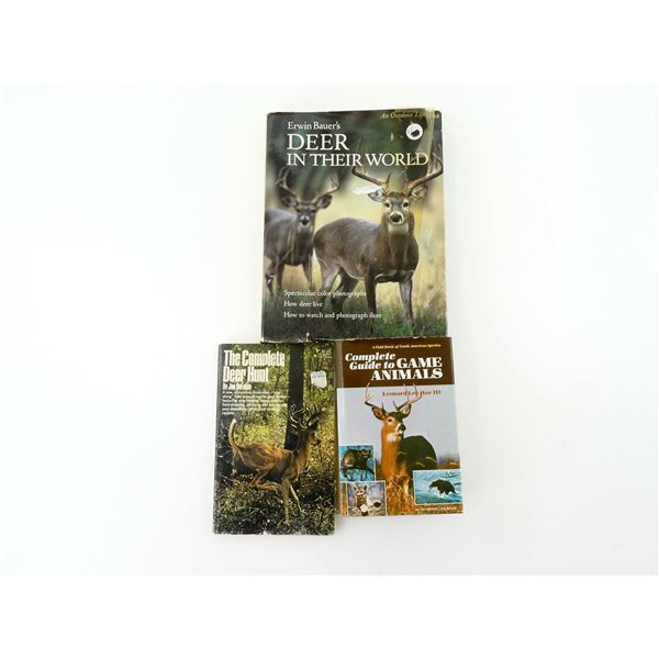 ASSORTED DEER / GAME ANIMALS BOOKS LOT