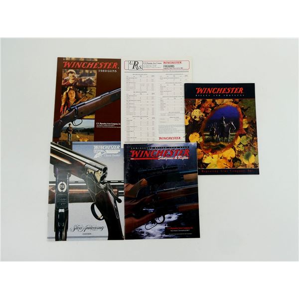 ASSORTED WINCHESTER CATALOGUES / ETC. LOT
