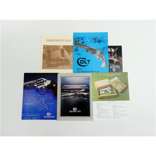 ASSORTED COLT CATALOGUES / ETC. LOT