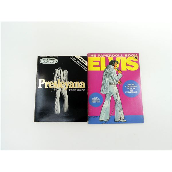 "ELVIS THE PAPERDOLL BOOK" AND "PRESLEYANA PRICE GUIDE" BOOKS LOT