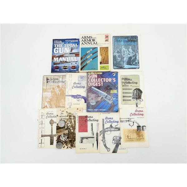 ASSORTED "THE CANADIAN JOURNAL OF ARMS COLLECTING" AND ASSORTED FIREARM CATALOGUES LOT