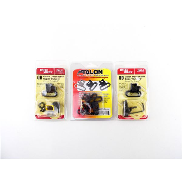 UNCLE MIKE'S AND TALON QD SLING SWIVEL LOT