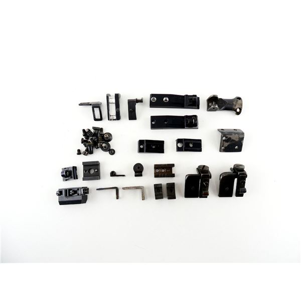 ASSORTED RIFLE FRONT SIGHT AND PARTS LOT