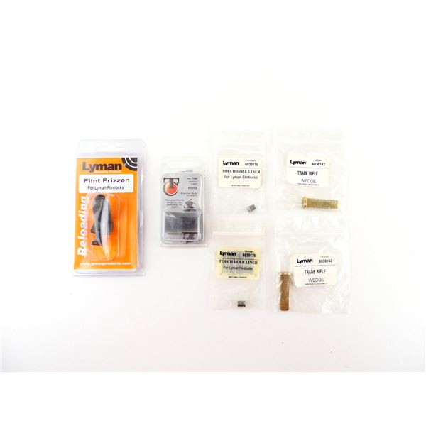 ASSORTED FLINTLOCK PARTS LOT
