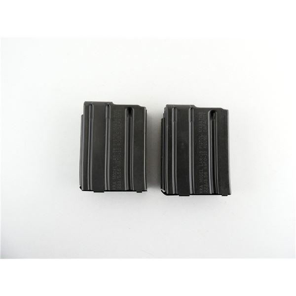 A.S.C. RRA MODEL LAR-15 AR-15 5.56MM / .223 REM MAG MAGAZINE LOT