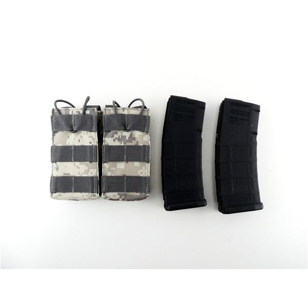 MAGPUL PMAG 30 5.56MM / .223 REM MAGAZINE AND MAG POUCH LOT