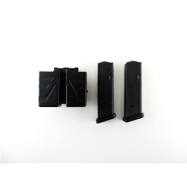 MAGPUL PMAG 17 GLOCK 17 9MM LUGER MAGAZINE AND MAG POUCH LOT