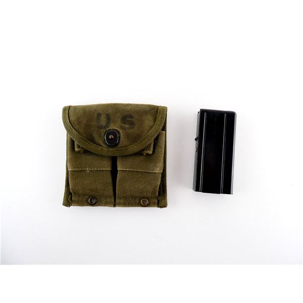 UNKNOWN M1 CARBINE .30 M1 MAGAZINE AND POUCH LOT