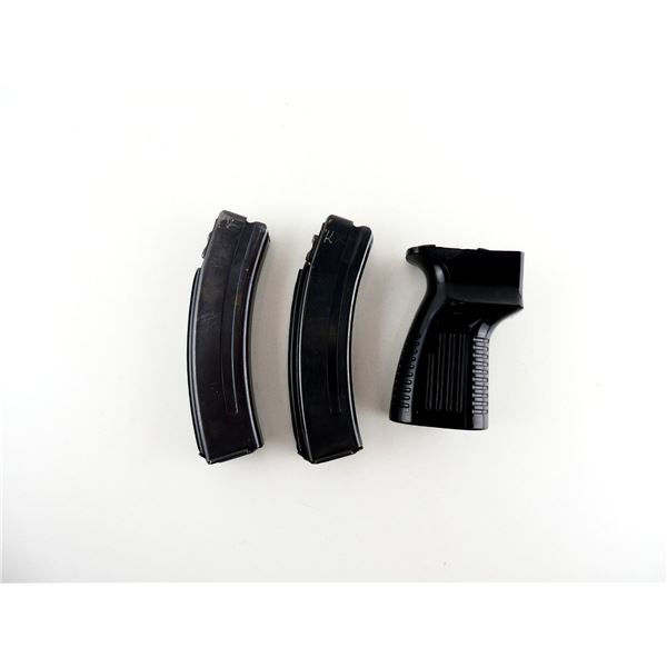 CZ VZ-61 SCORPION .32 ACP MAGAZINE AND PISTOL GRIP LOT