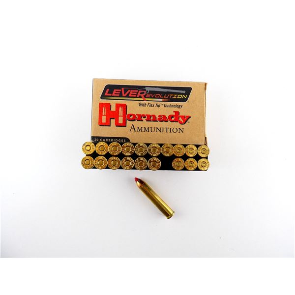 HORNADY .444 MARLIN AMMO AND NON-PRIMED BRASS CASES LOT