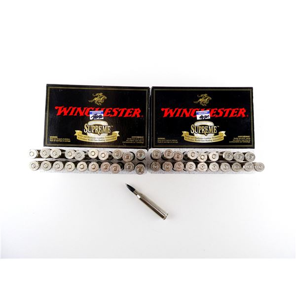 WINCHESTER .25-06 REM AMMO AND NON-PRIMED CASES LOT