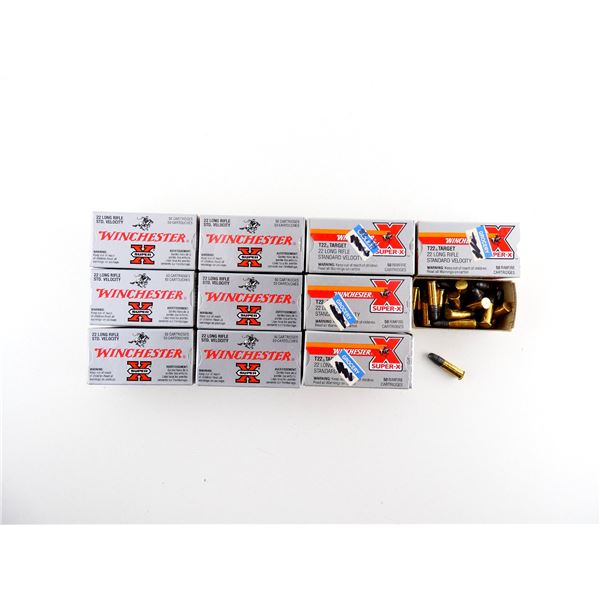 ASSORTED WINCHESTER .22 LR AMMO LOT